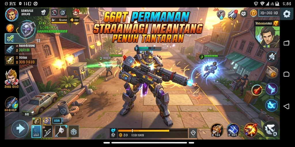 Gameplay menantang dan penuh strategi di 6RT.