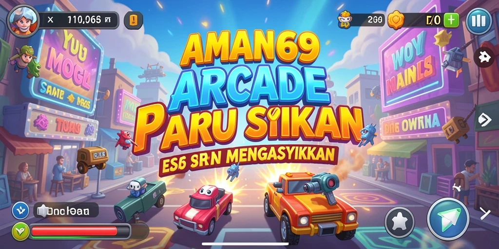 Tampilan screenshot menampilkan gameplay seru dan interaktif dari AMAN69.