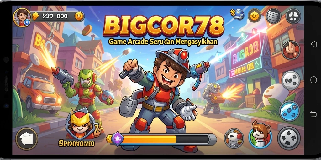 Tangkapan layar gameplay seru dari BIGCOR78 yang penuh aksi.