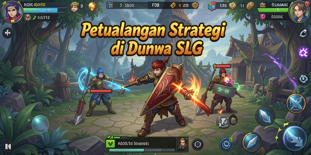 Screenshot utama F08 menunjukkan gameplay strategi yang mendebarkan.