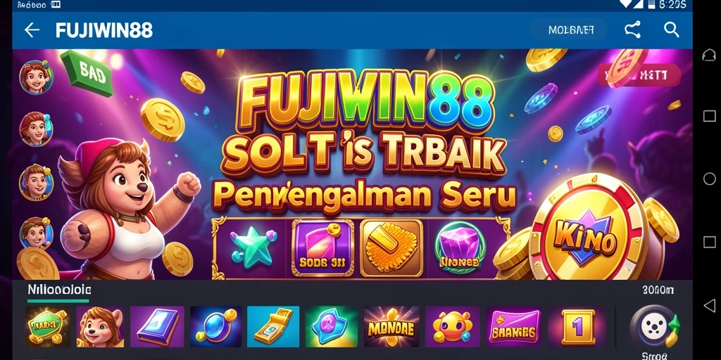 Tampilan gameplay seru dari FUJIWIN88 yang penuh warna.