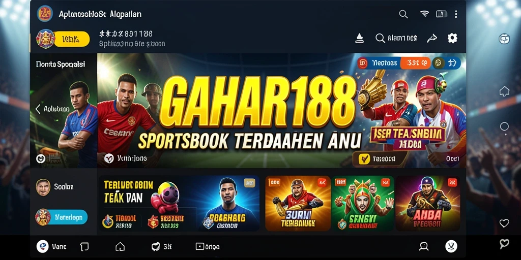 Tampilan antarmuka GAHAR188 yang menarik saat memasang taruhan.