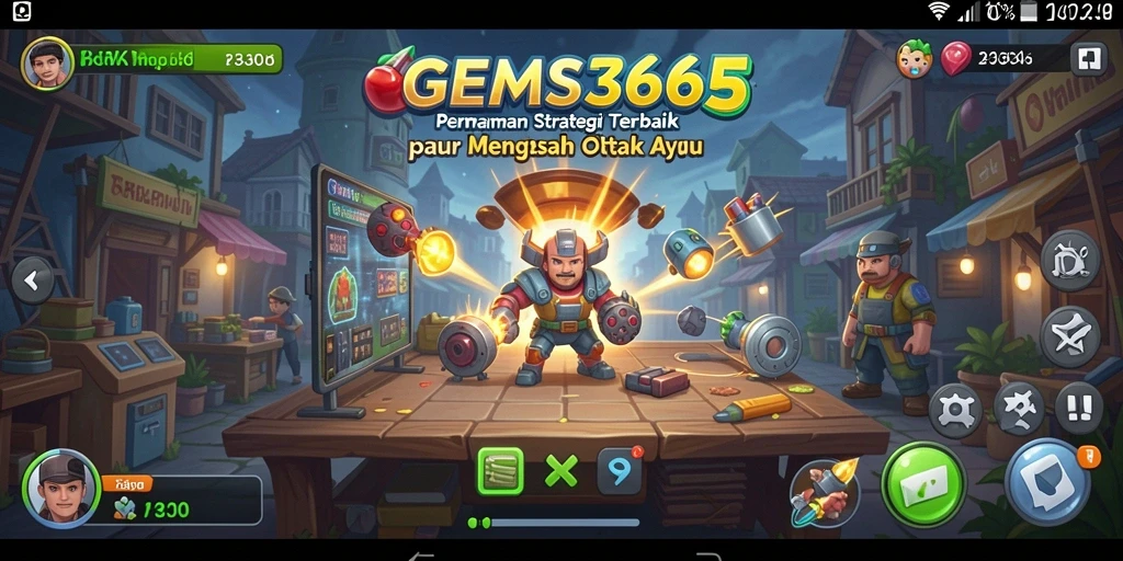 Tangkapan layar menampilkan gameplay seru dan strategi dalam GEMS365.