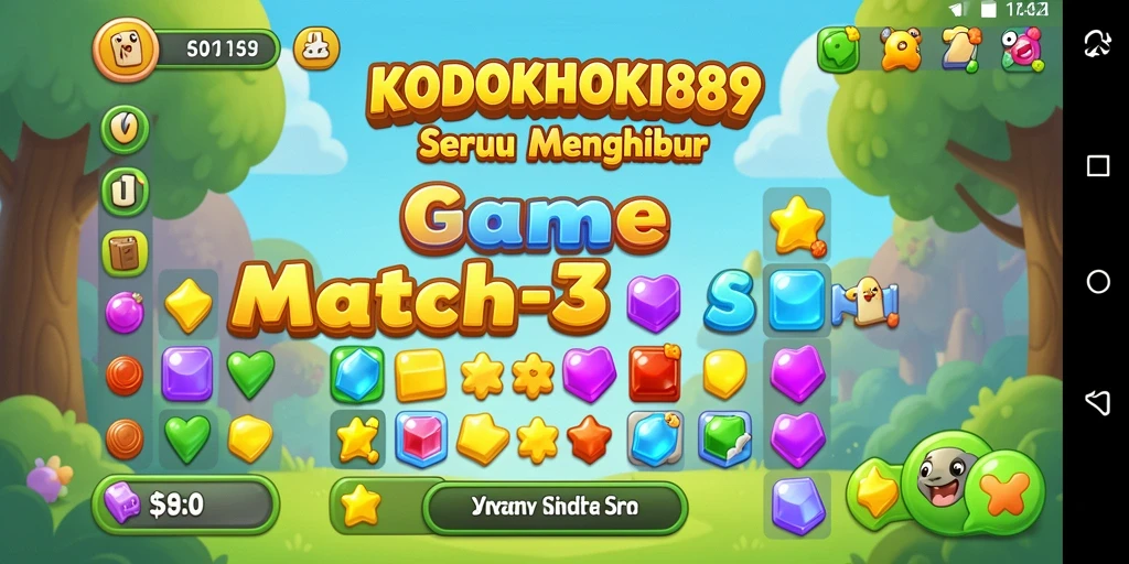 Tampilan gameplay menarik dari KODOKHOKI889 yang seru.