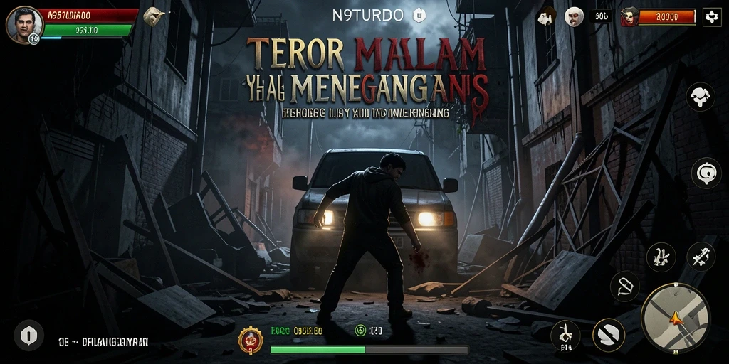 Gameplay N9TURBO yang menakutkan dan mendebarkan.