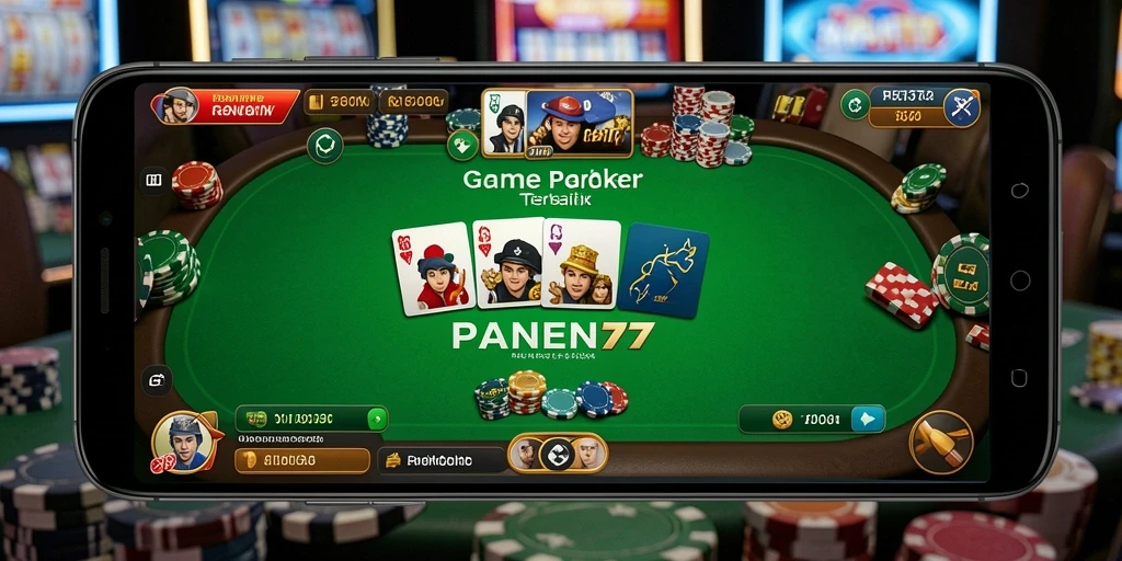 Tampilan gameplay Poker yang menarik dan interaktif dari PANEN77.