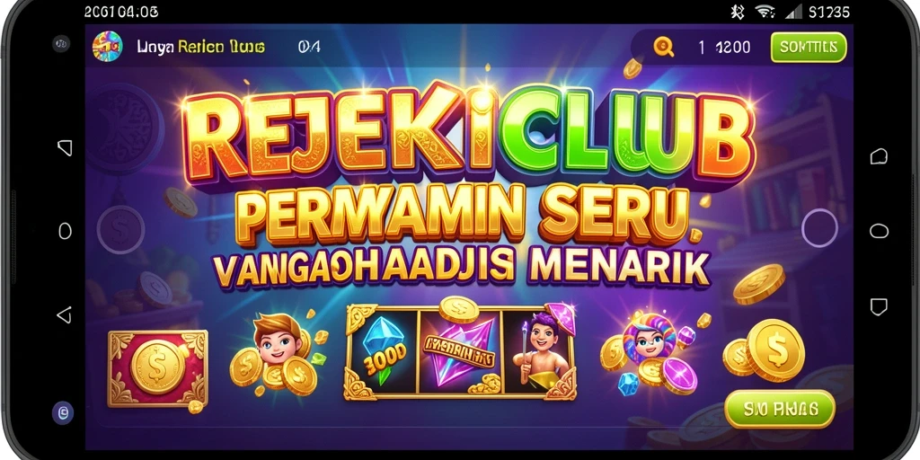Tampilan gameplay yang menarik dalam REJEKICLUB Slot.